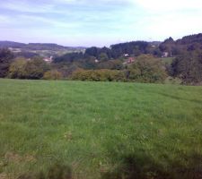 Terrain 1500m2 avec vu sur le village