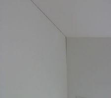 Fissures plafond salon .