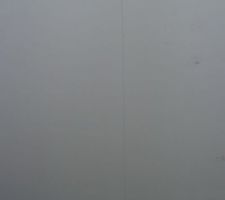 Fissures mur chambre RDC.