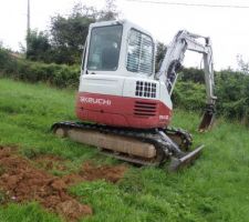 Test d'&eacute;vacuation de l'eau pour le SPANC