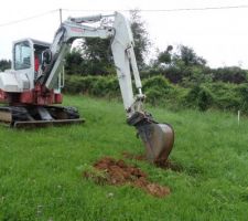 Test d'&eacute;vacuation de l'eau pour le SPANC