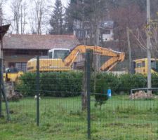 Arriv&eacute;e de la pelle