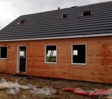 Pose des tuiles plates et velux