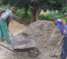 Fabrication des parpaings