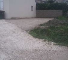 Access stationement en.beton recyclé 50m3