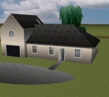 Test garage toit tradi