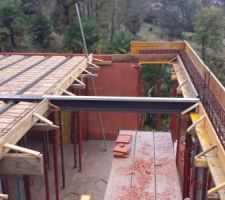 Coulage de la dalle de la mezzanine