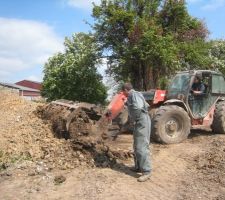 évacuation d'une partie des terres