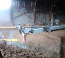 Coulage des fondations