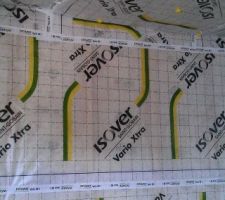 Membrane pour l'&eacute;tanch&eacute;it&eacute; &agrave; l'air murs et plafonds