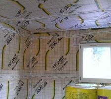 Membrane pour l'&eacute;tanch&eacute;it&eacute; &agrave; l'air murs et plafonds