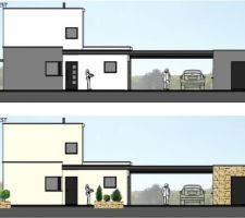 Modification "revêtement" façades