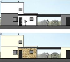 Modification "revêtement" façades