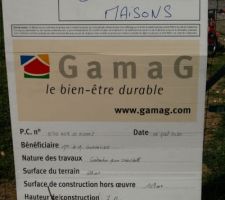 Et voici le fameux panneau qui marque le vrai commencement...