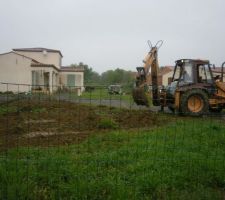 C'est parti pour le terrassement!