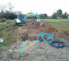 Le chemin d'acc&eacute;s pendant...