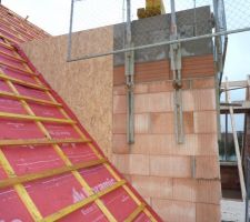 Ecran sous-toiture et fermeture du cube en osb