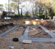 Voila le debut du terrassement debut decembre