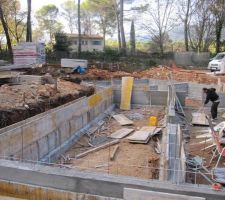 Le vide sanitaire se monte