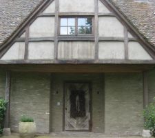 La maison belge qui nous a inspirés:  porte d'entrée