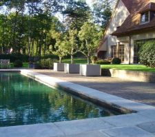 La maison belge qui nous a inspirés: vue de la piscine