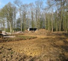 Terrassement et implantation de la construction