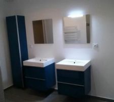 Salle d'eau des enfants en cours
