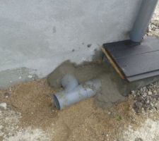 évacuations eaux de pluies par le vs