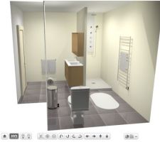 Vue 2 - Salle de bain 3D