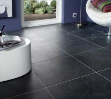 Carrelage pièces de jour Marazzi Progress Black 60x60