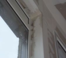 Une nouvelle entrée d'eau en haut de la verrière, au niveau de la tapée