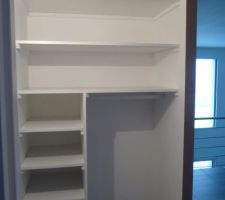 Aménagement du rangement de la Mezzanine.