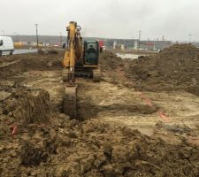 Les premiers coup de pelle