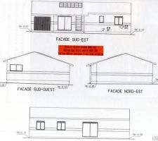 Différentes façades de la maison