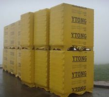 Les briques Ytong sont arrivée