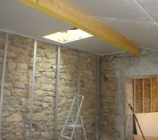 Plafond de la salle de bain