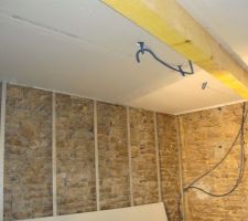 Plafond du dressing de la chambre parentale