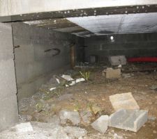 Planches de bois entre partie habitation et partie garage!?!