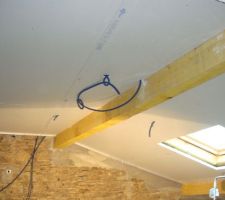 Plafond de notre chambre