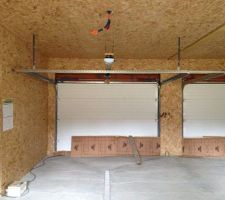 Doublage du garage en triply osb