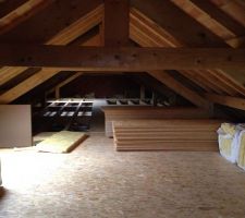 Doublage du garage en triply osb