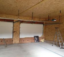 Doublage du garage en triply osb