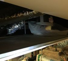 Mise en place des puits de lumiéres