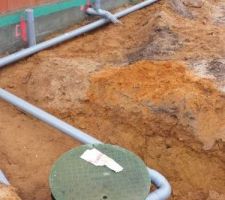 Raccordement des gouttières au récupérateur d'eau