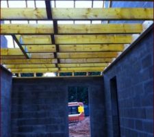 Plancher du garage (réalisé hors CCMI)