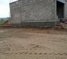 Construction voisine en limite de propriété