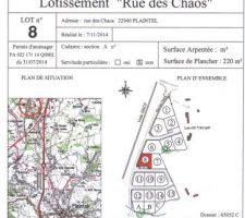 Plan de vente du lot
