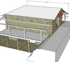 Travaux complémentaires sur une grange (en plus de la maison paille!)