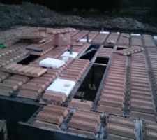 Fondations : Vide Sanitaire (4 rangs et hourdis bois)