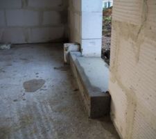 Seuils de portes et de fenêtres .